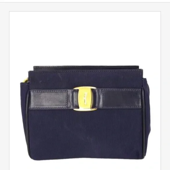 Salvatore Ferragamo Navy blue Cosmetic Case/Clutch - Picture 11 of 11